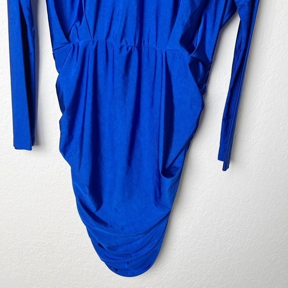 AX Armani Exchange Electric Blue High Neck Dress - Picture 4 of 9